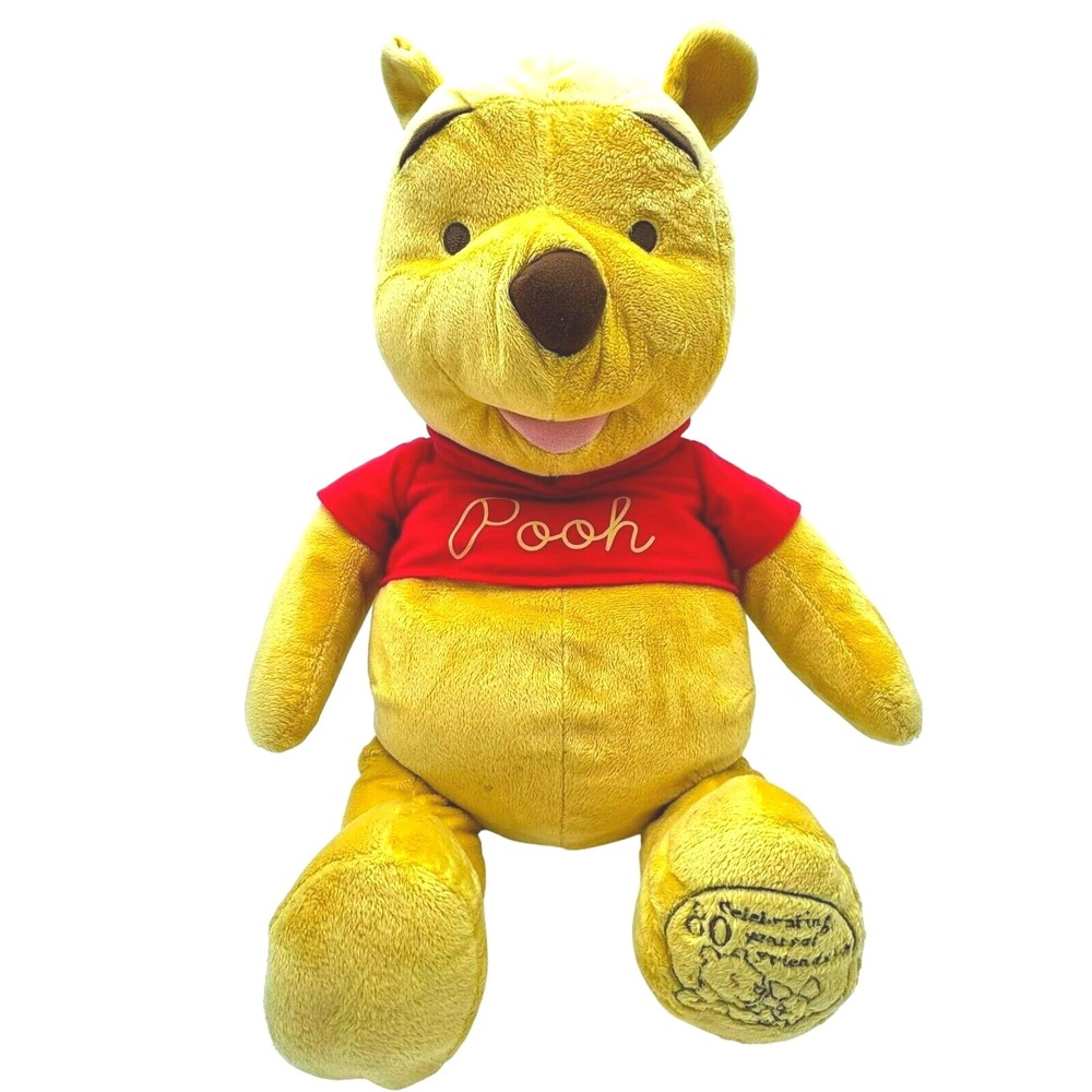 DISNEY Winnie the Pooh "80 Years of Friendship" 24" Stuffed Animal Plush‎ Toy